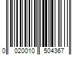 Barcode Image for UPC code 00200105043647