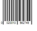 Barcode Image for UPC code 00200105627410. Product Name: 