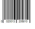 Barcode Image for UPC code 00200132058164