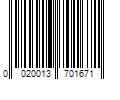 Barcode Image for UPC code 00200137016718