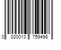 Barcode Image for UPC code 00200137594957