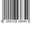 Barcode Image for UPC code 00200184363438