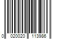 Barcode Image for UPC code 00200201139886