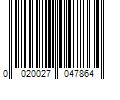 Barcode Image for UPC code 0020027047864