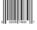 Barcode Image for UPC code 002005748307