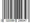 Barcode Image for UPC code 0020059299347