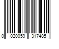 Barcode Image for UPC code 0020059317485