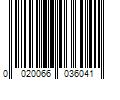 Barcode Image for UPC code 0020066036041