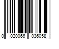 Barcode Image for UPC code 0020066036058