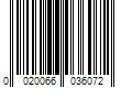 Barcode Image for UPC code 0020066036072