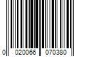 Barcode Image for UPC code 0020066070380