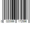 Barcode Image for UPC code 0020066172596