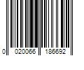 Barcode Image for UPC code 0020066186692