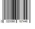 Barcode Image for UPC code 0020066187446