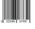 Barcode Image for UPC code 0020066187651