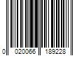 Barcode Image for UPC code 0020066189228