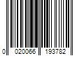 Barcode Image for UPC code 0020066193782