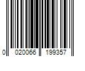 Barcode Image for UPC code 0020066199357