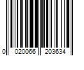 Barcode Image for UPC code 0020066203634