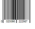 Barcode Image for UPC code 0020066222987