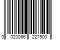 Barcode Image for UPC code 0020066227500