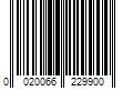 Barcode Image for UPC code 0020066229900