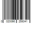 Barcode Image for UPC code 0020066259341