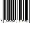 Barcode Image for UPC code 0020066313326