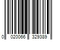 Barcode Image for UPC code 0020066329389