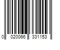 Barcode Image for UPC code 0020066331153