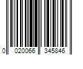 Barcode Image for UPC code 0020066345846