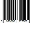 Barcode Image for UPC code 0020066377502