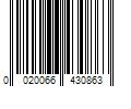 Barcode Image for UPC code 0020066430863