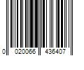 Barcode Image for UPC code 0020066436407