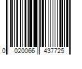 Barcode Image for UPC code 0020066437725