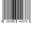 Barcode Image for UPC code 0020066442378