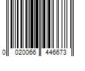 Barcode Image for UPC code 0020066446673