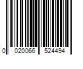 Barcode Image for UPC code 0020066524494