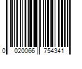 Barcode Image for UPC code 0020066754341