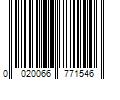 Barcode Image for UPC code 0020066771546. Product Name: Rust-Oleum Professional Gloss Aluminum Interior/Exterior Oil-based Industrial Enamel Paint (1-Gallon) | 7715402