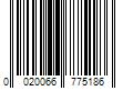 Barcode Image for UPC code 0020066775186