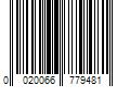 Barcode Image for UPC code 0020066779481