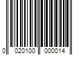 Barcode Image for UPC code 0020100000014