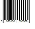 Barcode Image for UPC code 0020100000069