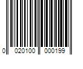 Barcode Image for UPC code 0020100000199