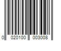 Barcode Image for UPC code 0020100003008