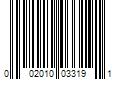 Barcode Image for UPC code 002010033191