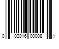 Barcode Image for UPC code 002016000081