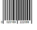 Barcode Image for UPC code 0020169222099