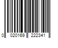 Barcode Image for UPC code 0020169222341